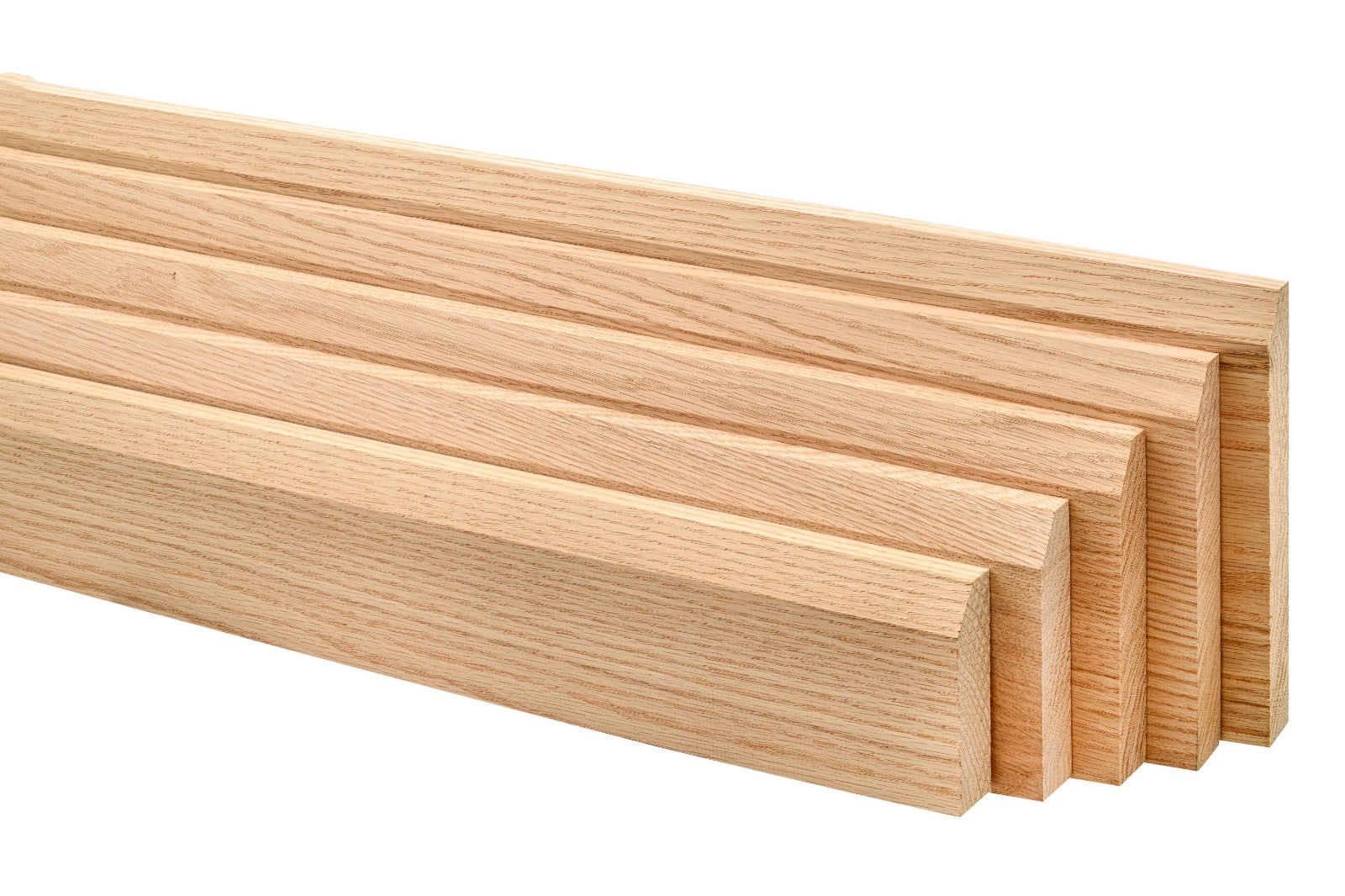 Chamfer Solid Oak Skirting Boards