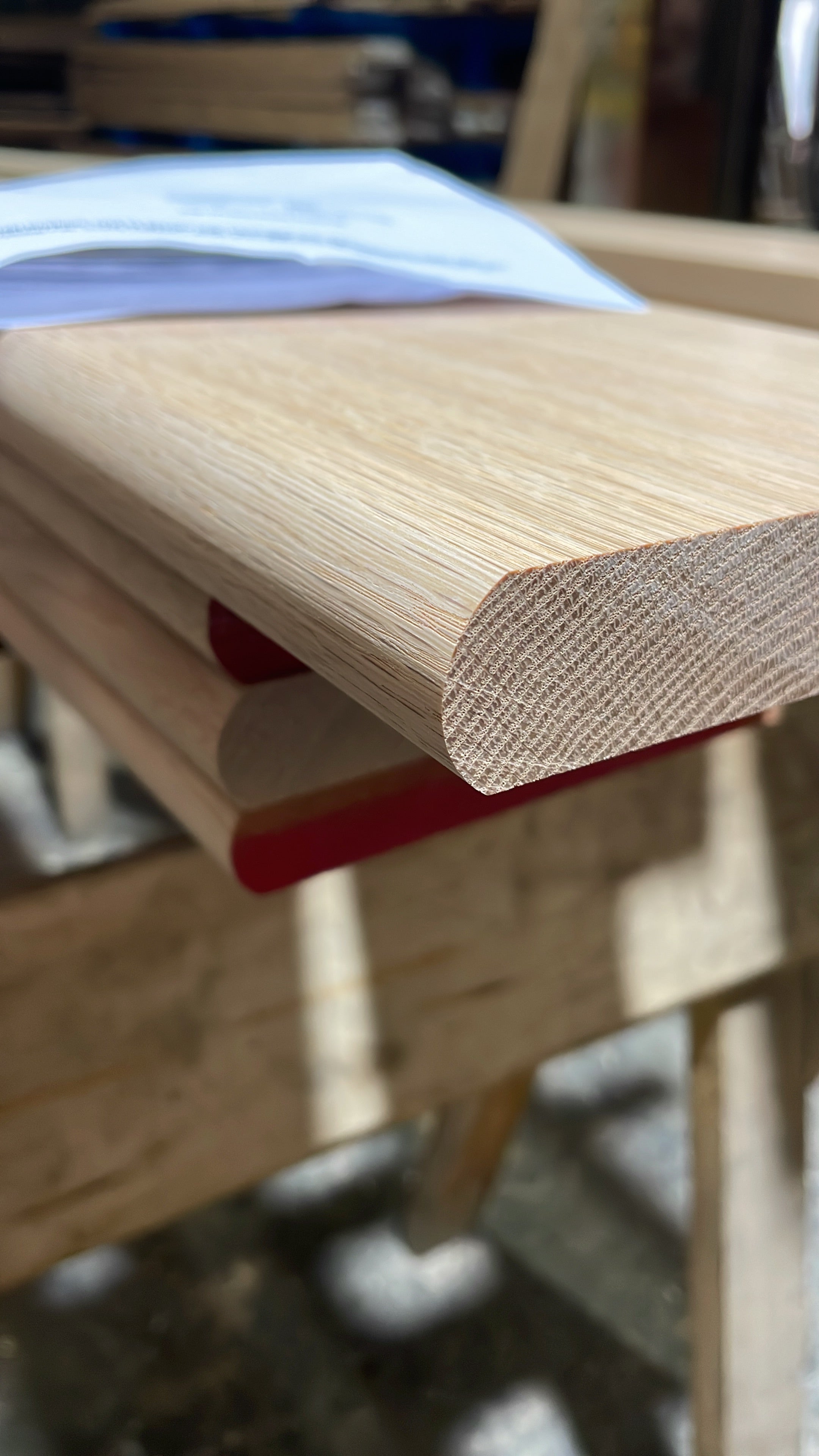 Solid Oak Window Boards | Full Radius 1 Edge