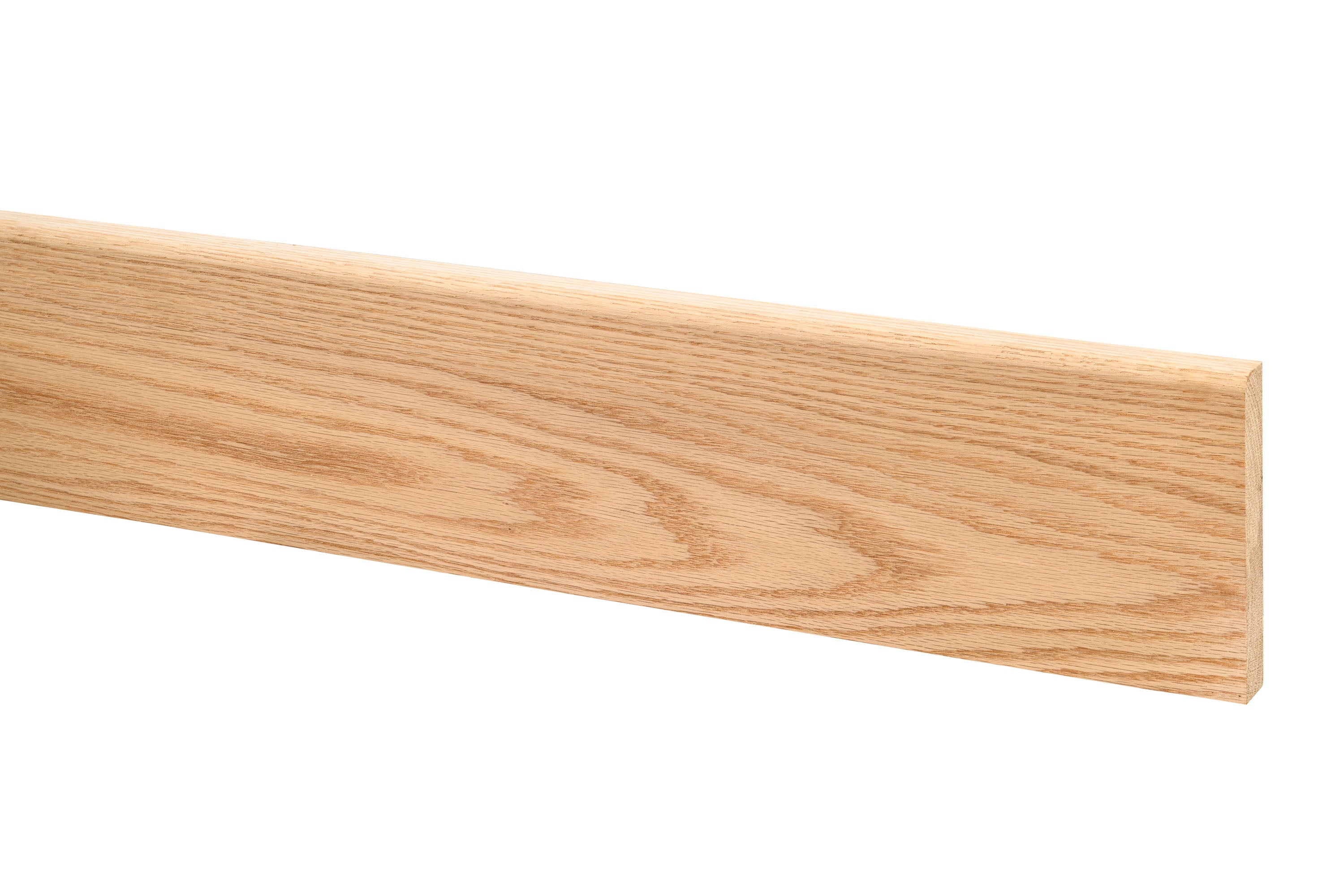 Bullnose/Pencil Round 1 Edge Solid Oak Skirting Boards
