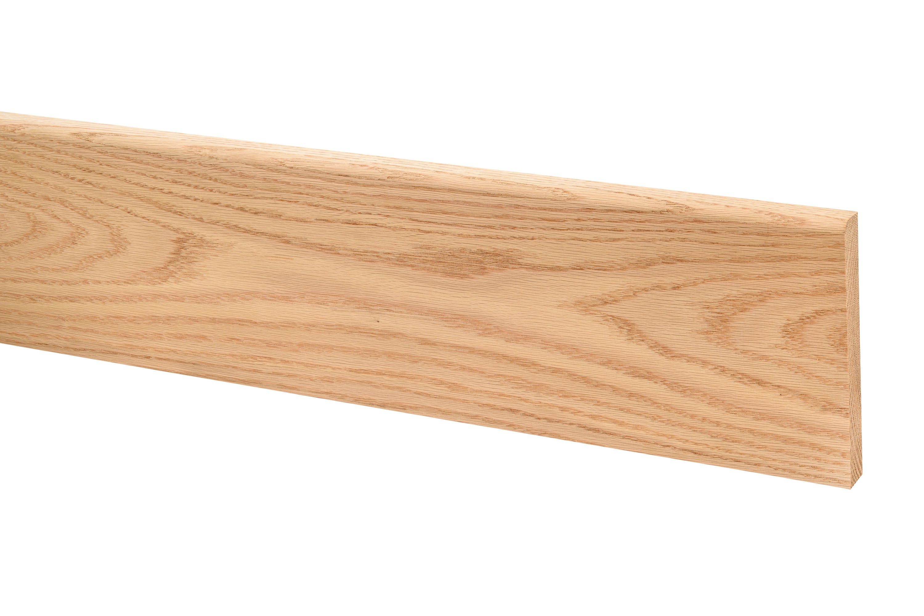 Bullnose/Pencil Round 1 Edge Solid Oak Skirting Boards