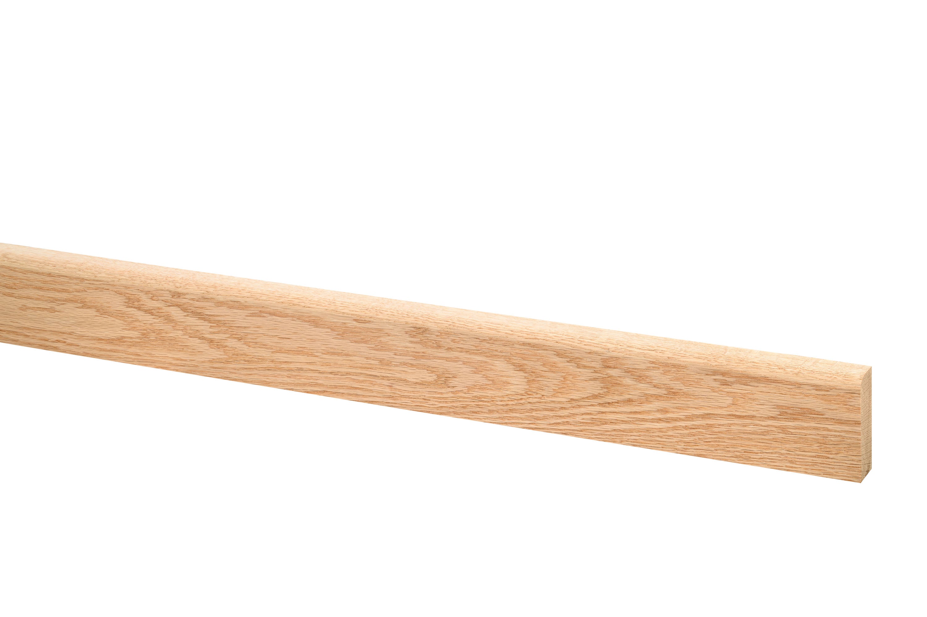 Bullnose/Pencil Round 1 Edge Solid Oak Skirting Boards