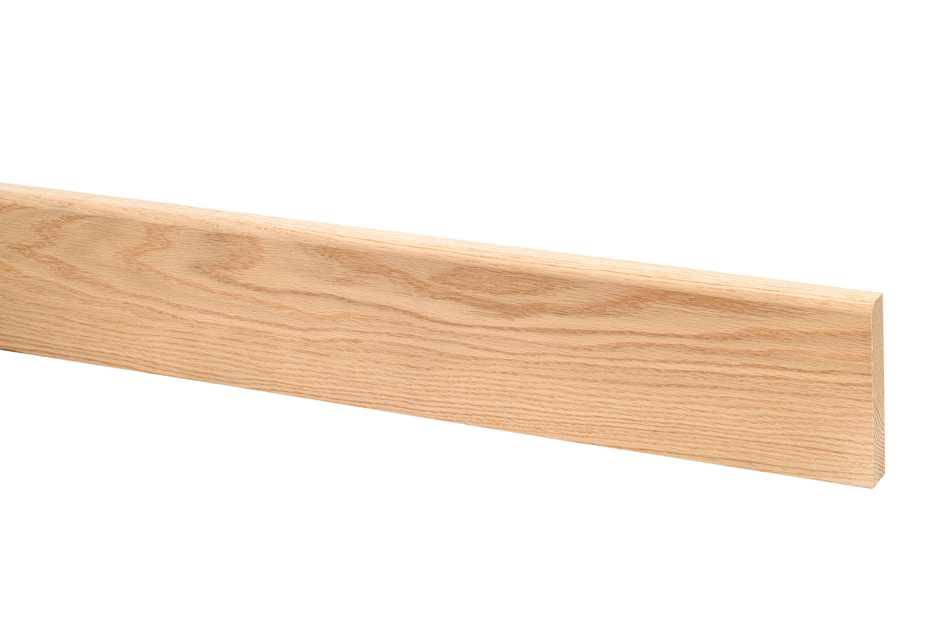 Bullnose/Pencil Round 1 Edge Solid Oak Skirting Boards