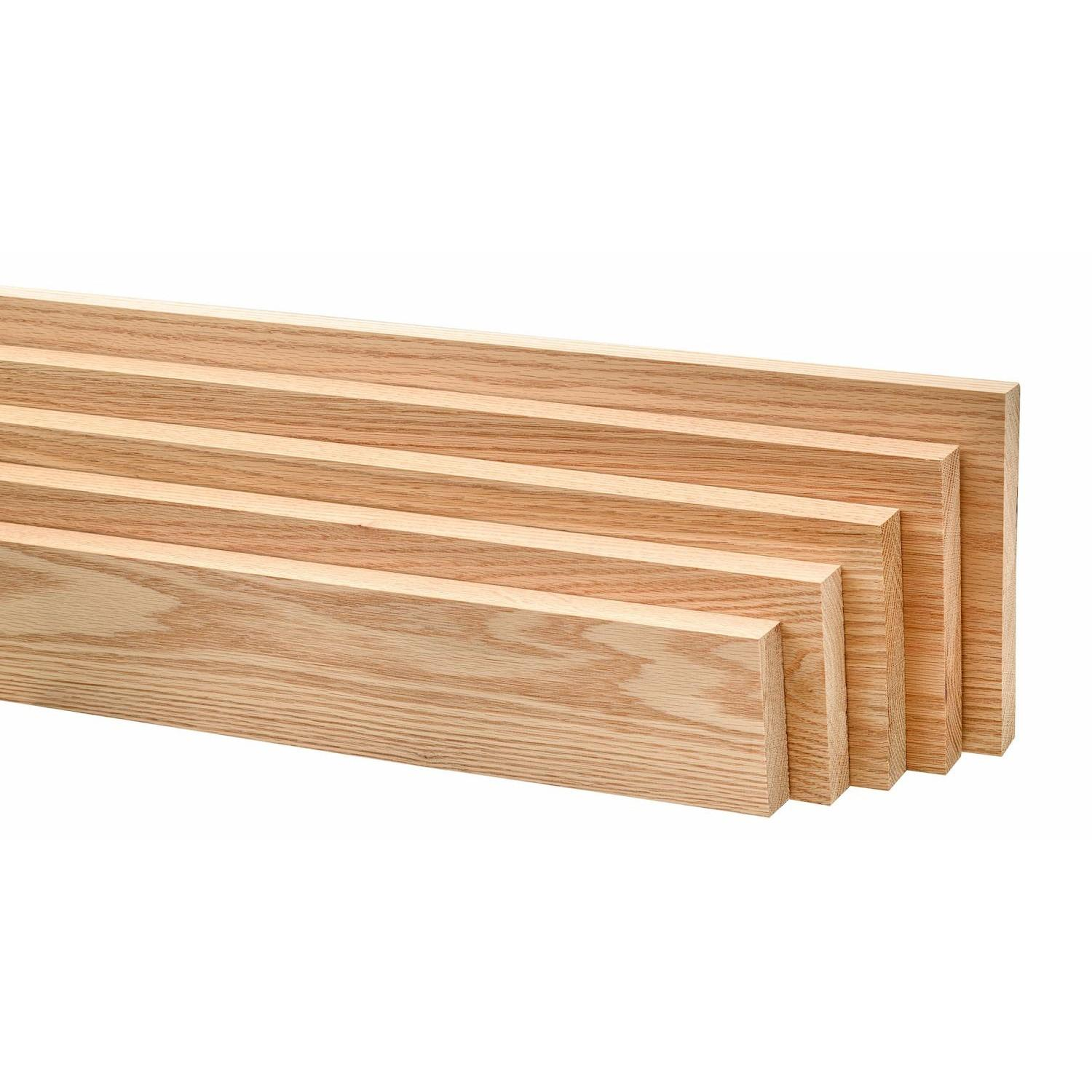 4 Sides Square Oak Skirting Boards